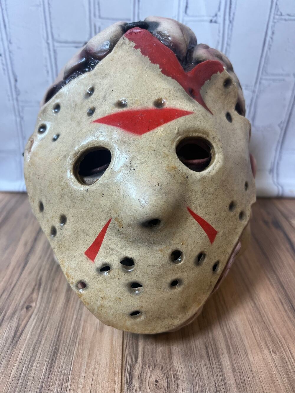 Vintage 2003 Rubies Deluxe Jason Voorhees 2-Piece Overhead Mask W/ Insert Rare